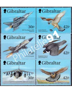 Gibraltar, n° 883 à 888, collection timbres Europe