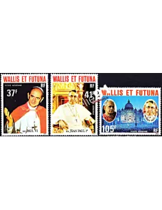 Timbre de WALLIS ET FUTUNA - PA n° 86 à 88 - Thématique : Religion