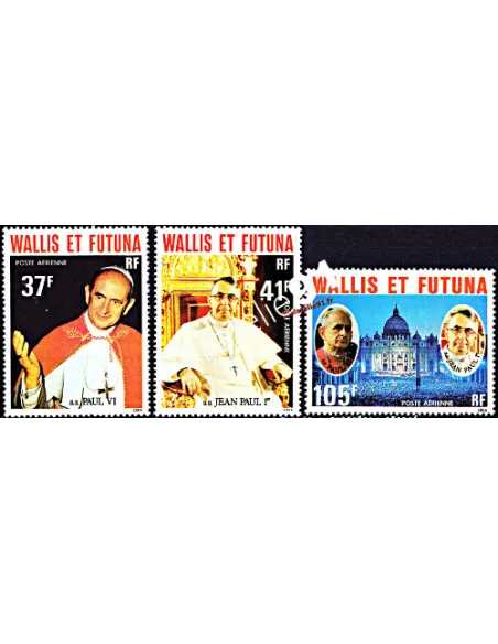 Timbre de WALLIS ET FUTUNA - PA n° 86 à 88 - Thématique : Religion