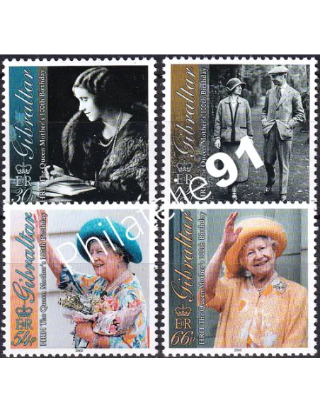 Gibraltar, n° 915 à 918, collection timbres Europe