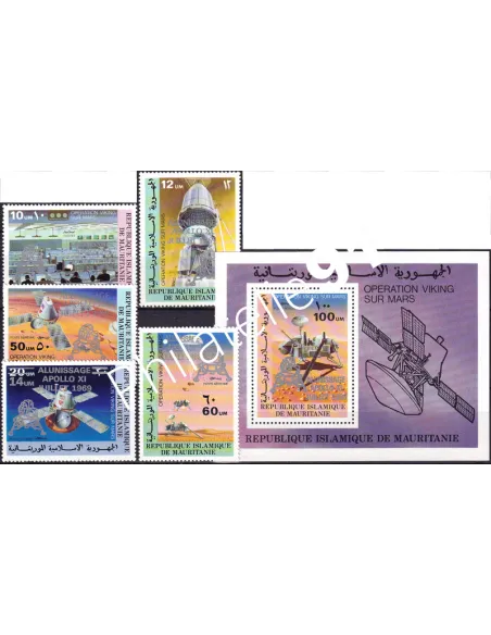 MAURITANIE, 429 à 430, PA 192 à 194, BF n° 26, collection timbres Monde