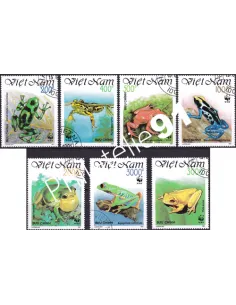 Vietnam, n° 1223 à 1229 oblitérés, collection timbres Colonies