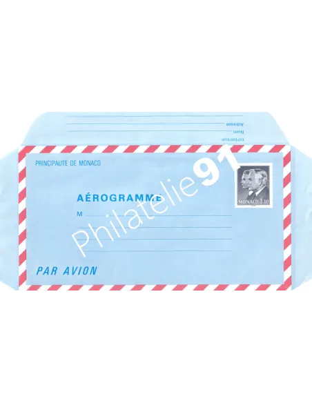 Monaco, Aérogramme n° 506, Collection timbres Monaco