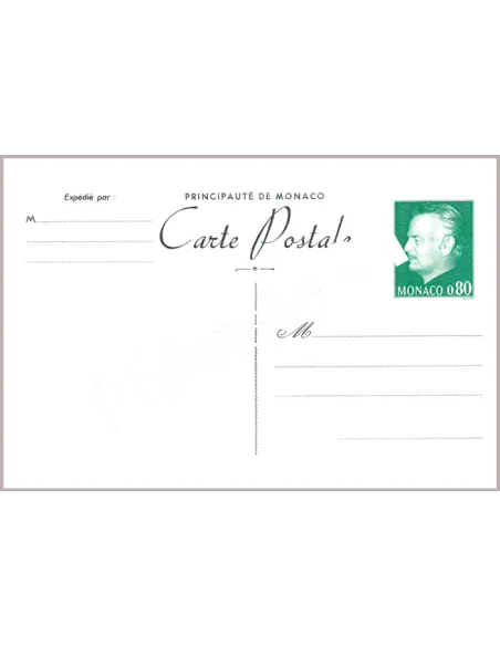 Monaco, Carte postale n° 33, Collection timbres Monaco