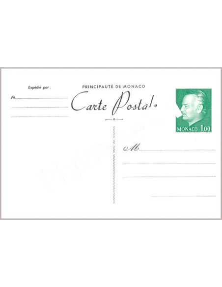 Monaco, Carte postale n° 34, Collection timbres Monaco