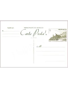 Monaco, Carte postale n° 35, Collection timbres Monaco