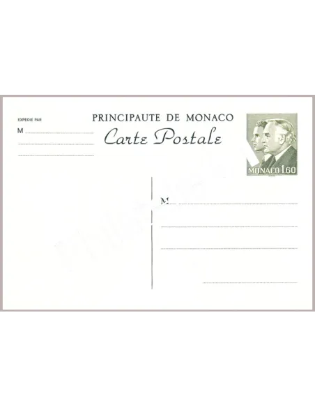 Monaco, Carte postale n° 37, Collection timbres Monaco