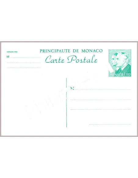 Monaco, Carte postale n° 38, Collection timbres Monaco