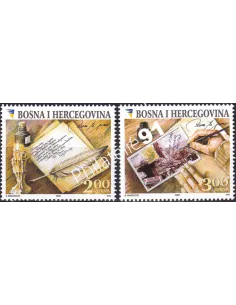 Timbres de Bosnie-Herzégovine n° 587 à 588, collection timbres Europa