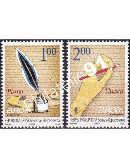 Rép. Serbe de Bosnie, n° 395 à 396, collection timbres Europe