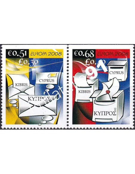 Chypre, n° 1139a à 1140a, Paire, collection timbres Europe