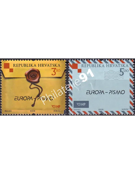 Timbres de Croatie n° 808 à 809, collection timbres Europe