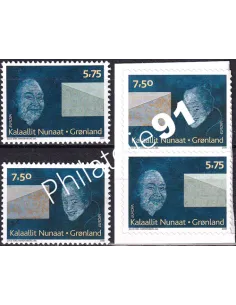 Groenland, n° 484 à 487, collection timbres Europe