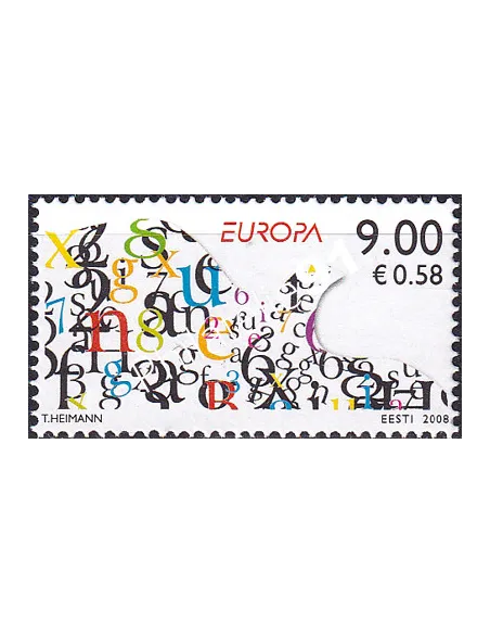 Timbre d'Estonie n° 569, collection timbres Europe