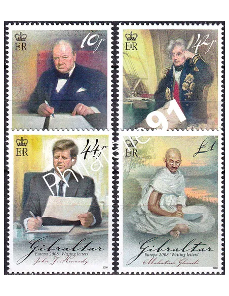 Gibraltar, n° 1281 à 1284, collection timbres Europe