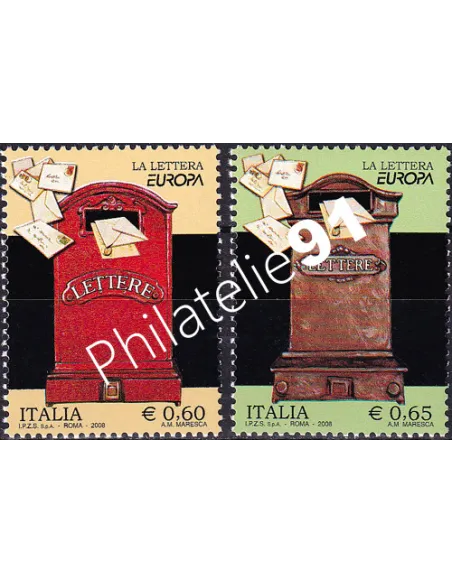 Italie, n° 2998 à 2999, collection timbres Europe
