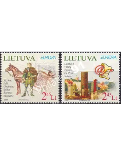 Lituanie, n° 844 à 845, collection timbres Europe