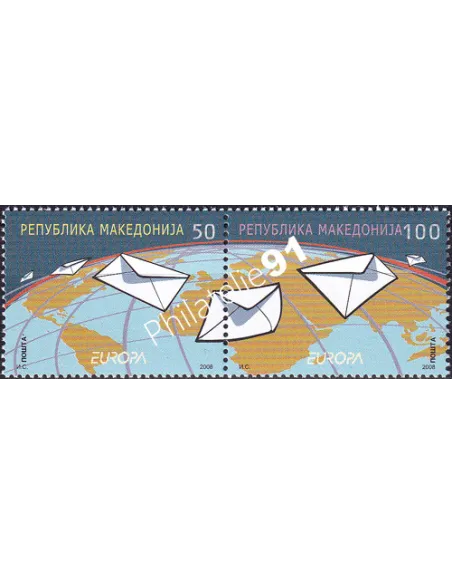 MACÉDOINE, n° 442 à 443, paire, collection timbres Europe