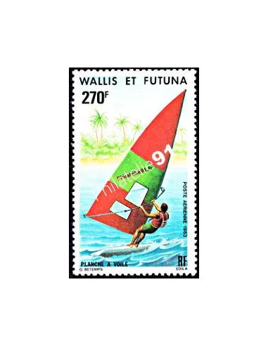 Timbre de WALLIS ET FUTUNA n° PA 122 , bateau, timbres des Dom-Tom