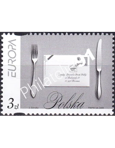 Timbre de Pologne n° 4096, collection timbres Europa