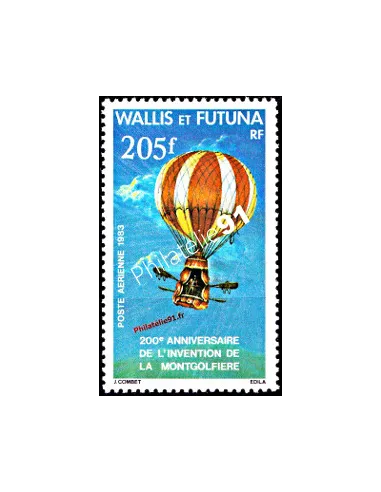 Timbre neuf de WALLIS ET FUTUNA - PA n° 124 - Thématique : Montgolfière