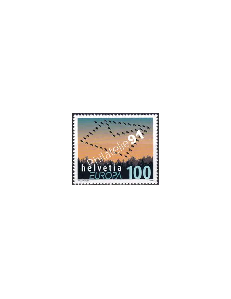 Timbre de Suisse n° 1991, collection timbres Europa