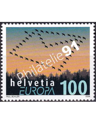 Timbre de Suisse n° 1991, collection timbres Europa