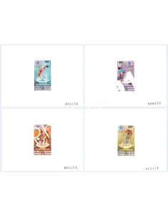 Cameroun, Épreuves de Luxe, PA n° 323 à 326, Timbres Colonies