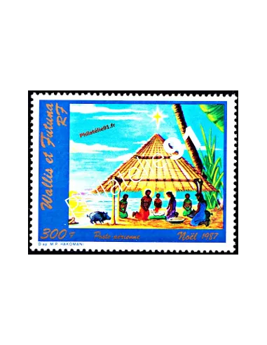 Timbre de WALLIS ET FUTUNA - PA n° 159. Thématique: Nöel
