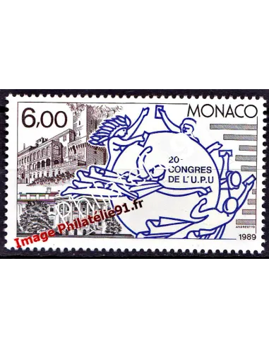 MONACO - n° 1702 - 20e Congrès de l'U.P.U. à Washington