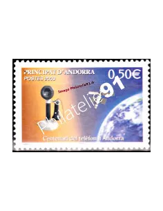 Timbre d'Andorre Français n° 586 - Thématique: Communication