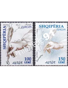 Timbre d'Albanie n° 2944 à 2945, collection timbres Europa