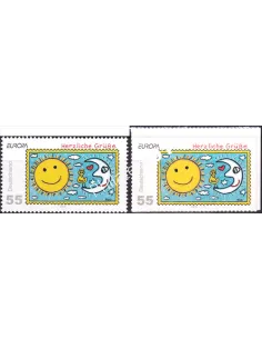 Timbre d'Allemagne, n° 2487 et 2489, collection timbres Europa