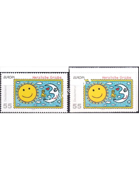 Timbre d'Allemagne, n° 2487 et 2489, collection timbres Europa