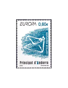 Timbre d'Andorre espagnol n° 340, collection timbres Europa