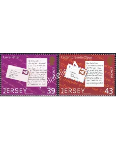 Timbres de JERSEY n° 1389 à 1390, collection timbres Europa