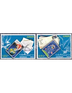 Timbres de Géorgie n° 443 à 444, collection timbres Europa