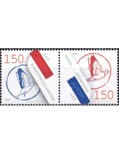Timbres du Kazakhstan n° 525 à 526, paire, collection timbres Europa