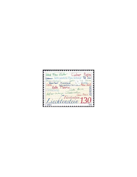 Timbre du Liechtenstein n° 1411, collection timbres Europa