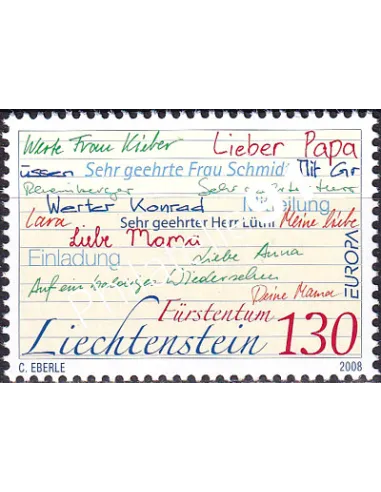 Timbre du Liechtenstein n° 1411, collection timbres Europa