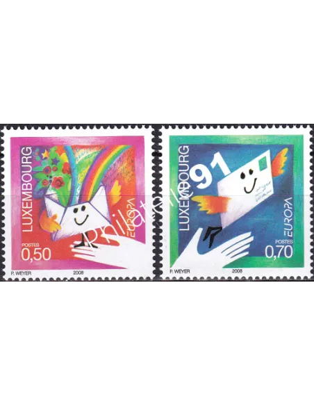 Timbres du Luxembourg, n° 1726 et 1727, collection timbres Europa