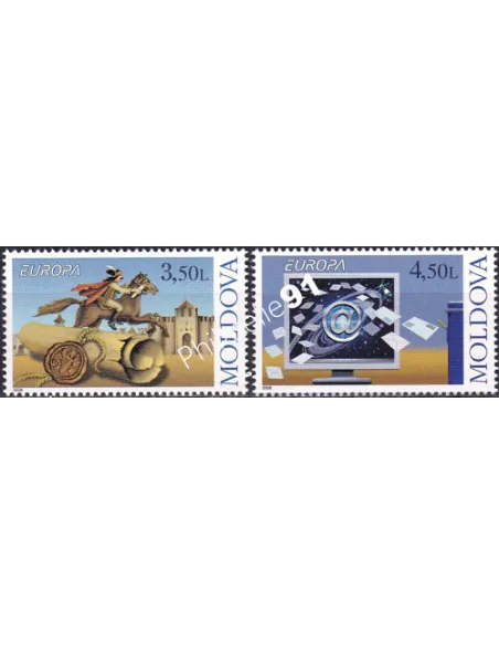Moldavie, n° 533 à 534, collection timbres Europe