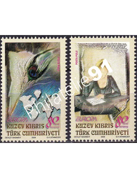 Chypre Turc, n° 636 à 637, collection timbres Europa
