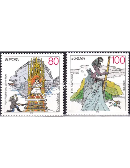 Allemagne, n° 1747 à 1748, collection timbres Europe