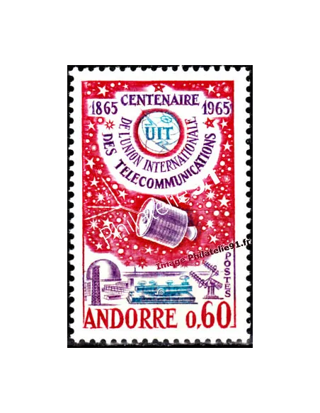 Timbre neuf d'Andorre Français n° 173 - Thématique : communication