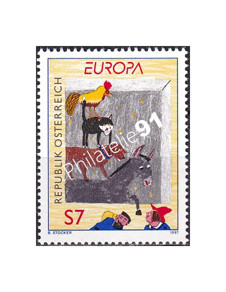 Timbre d'Autriche n° 2050, collection timbres Europe