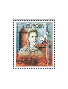 Lettonie, n° 416, collection timbres Europe
