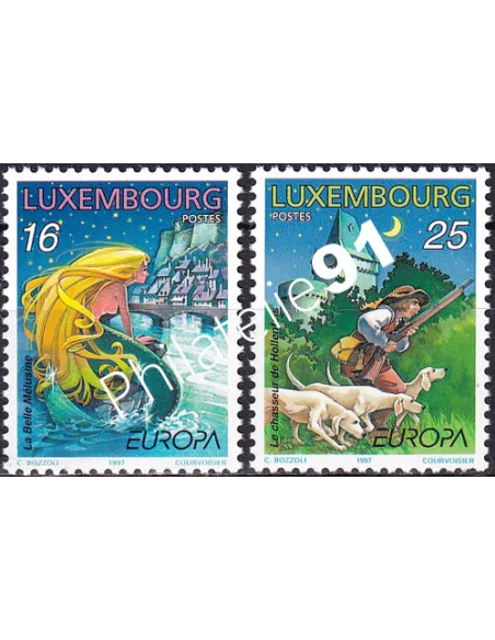 Timbres du Luxembourg n° 1368 à 1369, collection timbres Europe