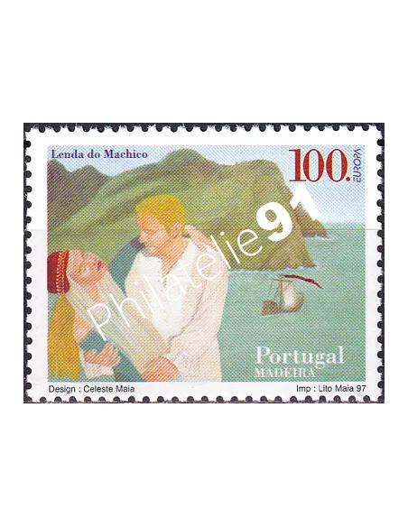 Madère, n° 198, collection timbres Europe