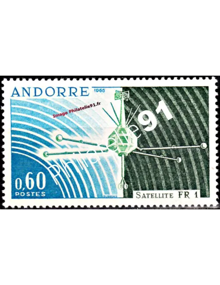 Timbre neuf d'Andorre Français n° 177 - Thématique : communication